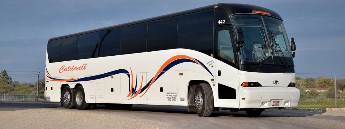 Caldwell Transportation charter bus