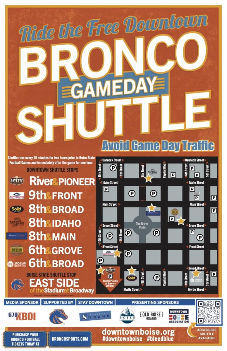 2022 BSU Football game Shuttle