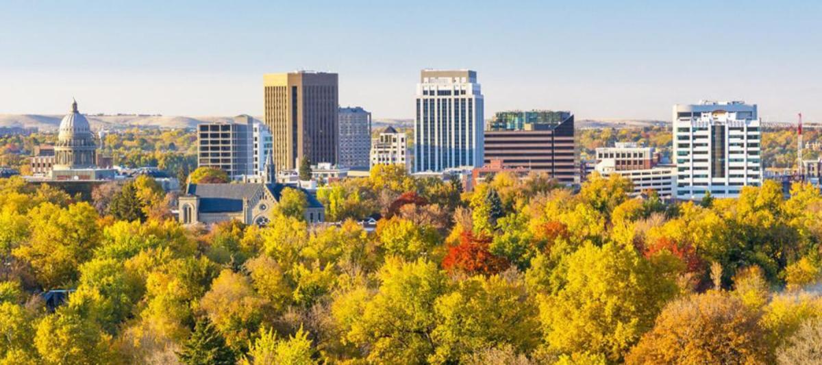 Landscape view of Downtown Boise, Idaho