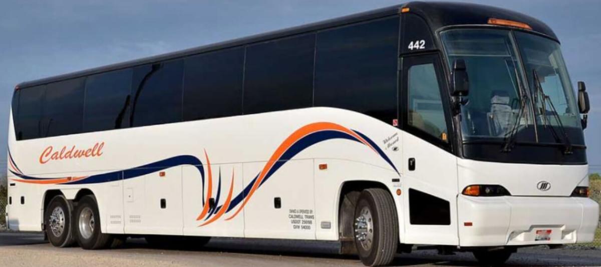 Caldwell Transportation Company, Side view of Motorcoach