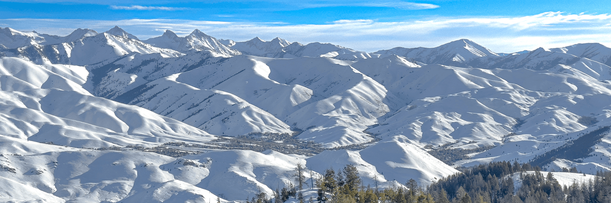 View from Bald Mountain, Ketchum, Idaho